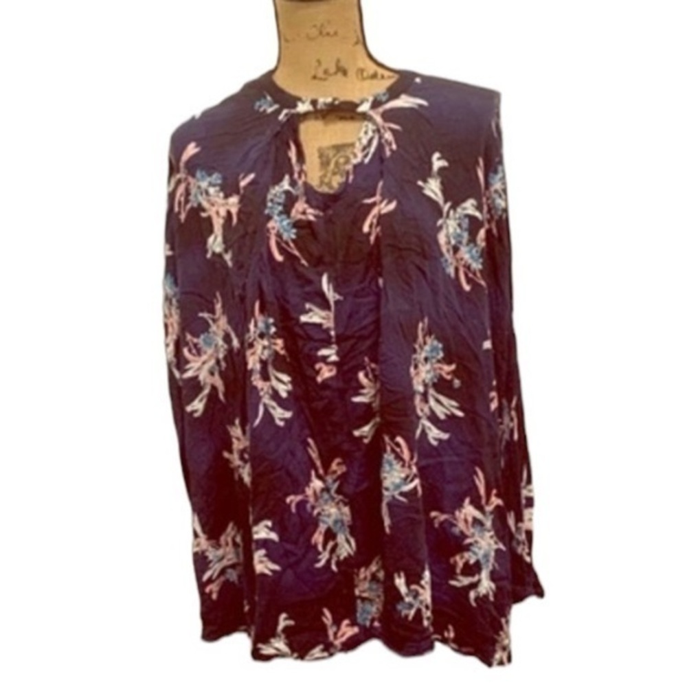 Lane Bryant Floral Top 1X